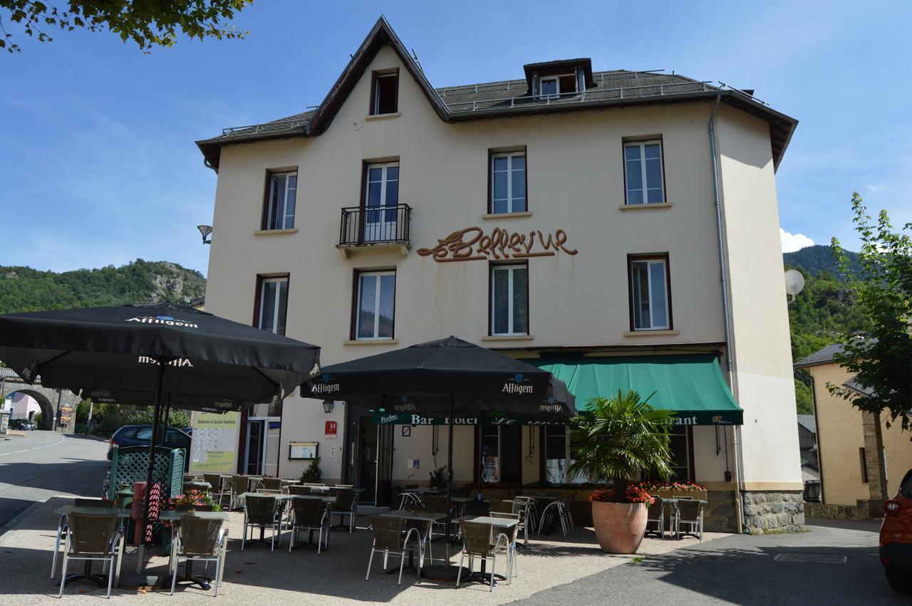 Hotel Restaurant Le Bellevue Ax-les-Thermes Exteriör bild